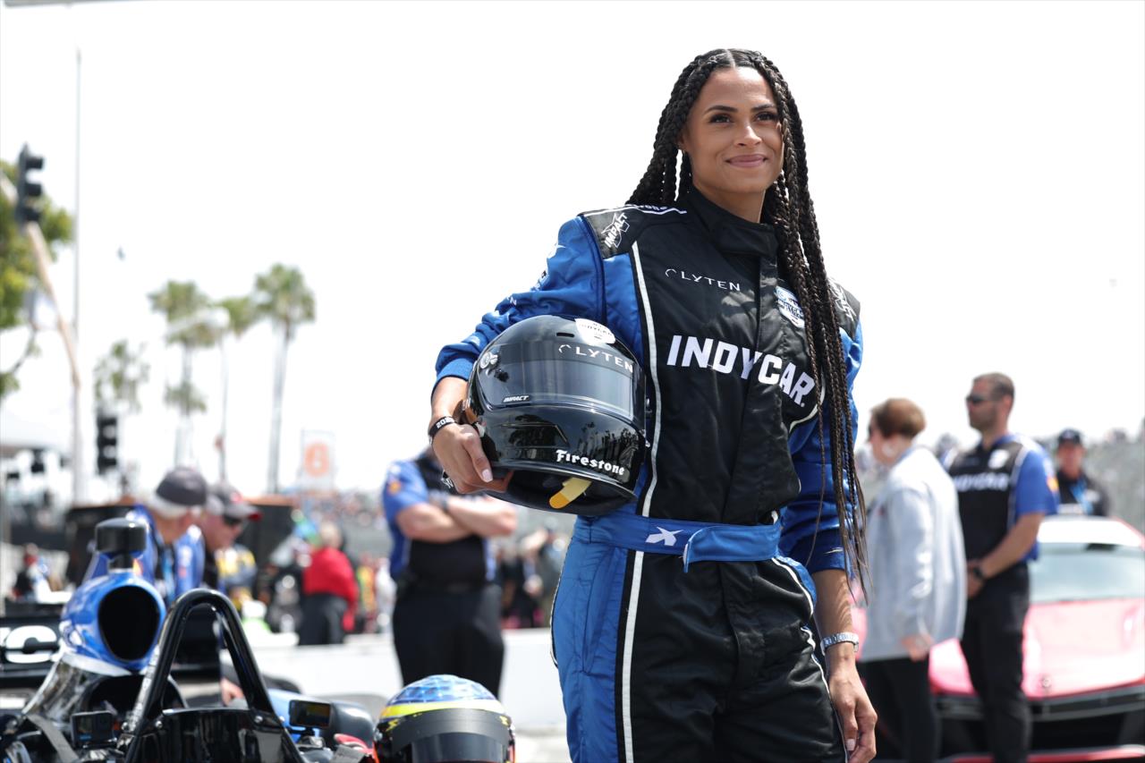 Fastest Seat in Sports rider Sydney McLaughlin - Acura Grand Prix of Long Beach - By: Chris Owens -- Photo by: Chris Owens